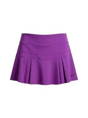 Nike Womens Purple Pleated Skort  Dri-Fit Athletic Wear Size L